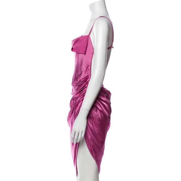 JACQUEMUS La Robe Saudade Satin Mini Dress Size: M | US6, FR38 - Picture 7 of 11